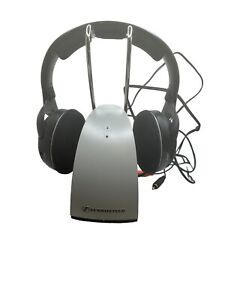 Sennheiser  On-Ear Wireless RF Headphones RS-120 w/ Charging Cradle. HDR-120