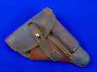 German Germany WW2 Walther or Mauser Pistol Gun Leather Holster