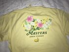 2024 Masters AMEN Corner Yellow Large L Mens Golf T-Shirt Augusta National