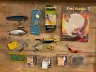 VINTAGE FISHING LURE HOOK TACKLE LOT USED AS IS
