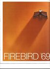 Original 1969 Pontiac Firebird H.O., Sprint, 350 and 450 Sales Brochure, catalog