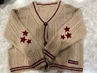NEW Taylor Swift Beige Holiday Cardigan Size XS/S Duplicate
