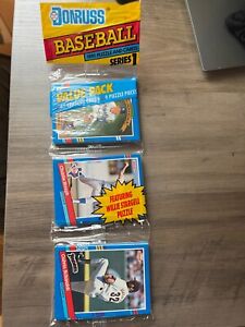 1991 Donruss Baseball PUZZLE-AND-CARDS Value Pack 45 Trading Cards Series 1 Lot