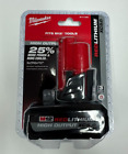 Milwaukee 48-11-2450 M12  RedLithium HIGH OUTPUT 5.0Ah XC5.0 Battery Pack