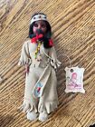 Vtg Cherokee Native American Doll Made by The Cherokees Qualla Reservation/f4