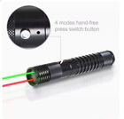 5000m Double Color Green + Red Laser Pointer Pen Rechargeable Light Lazer Kit