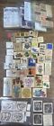 RUBBER STAMPS, VARIOUS SIZES, VARIOUS THEMES, NEW & USED, LOT OF MORE THAN 50