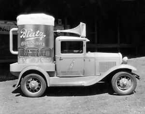 1930s BLATZ BEER TRUCK Springfield Mass. PHOTO  (135-m)