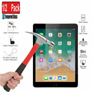Tempered Glass Screen Protector For iPad 10.5 9.7 7th 4th 5th Air Pro Mini 2 3 4