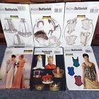 Butterick Sewing Patterns Making History Lot of 6 Patterns Dresses Corsets Crown