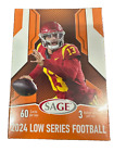 New Listing2024 SAGE Low Series Football Factory Sealed Blaster Box! 3 AUTOs New