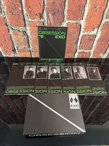 EXO The 6th Album 'OBSESSION' by Exo CD Box Books Pamphlets