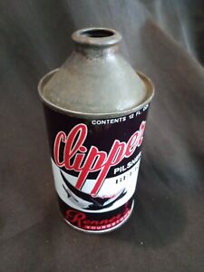 Replica Repainted Clipper Pilsner Cone Top Beer Can Brenner's Youngstown Ohio