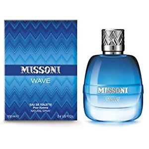 Missoni Wave by Missoni 3.4 oz EDT Cologne for Men New In Box