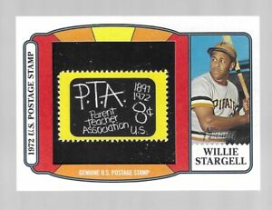 Willie Stargell 2021 Topps Heritage PSR-WS 1972 U.S. Postage Stamp Relic /50
