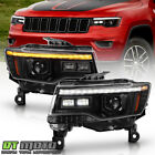 For 2014-2021 Jeep Grand Cherokee HID Type Project Headlights w/ Greeting Lamps (For: 2015 Jeep Grand Cherokee SRT)
