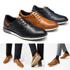 Men Casual Dress Oxfords Shoes Classic Business Formal Derby Sneakers Wide Size