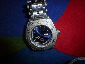 Android Millipede Large 55mm Dive Watch Automatic Day Date WR500 LE 048/200
