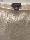 Ann Taylor Sweater Womens S  100% Cashmere Boat-Neck Pullover