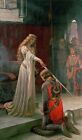 Accolade by Edmund Blair Leighton Knight Painting Poster Art Print - PICK SIZE