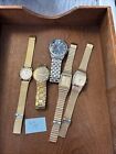 Vintage Mens Estate watch lot Of 5 Untested Lot PP