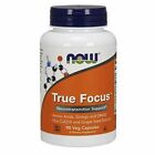 NOW Supplements, True Focus with Amino Acids, Ginkgo and DMAE + CoQ10 and Gra...