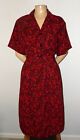 Career Perfect Sag Harbor Red Geometric Print 2-Piece Dress Size Xlarge (Est 15/