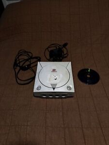 Sega Dreamcast Console System Only White With Volume 11 Demo Disc.