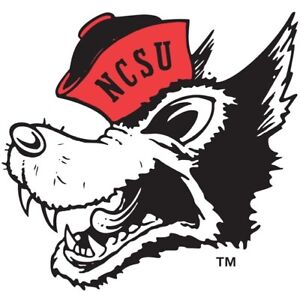 North Carolina State Wolfpack Logo - Die Cut Laminated Vinyl Sticker/Decal NCAA