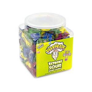 Warheads Extreme Sour Hard Candy 240 Count Tub War Head Bulk Candies OVER 2 LBS