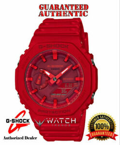 Casio G-Shock GA2100-4A Analog Digital Red Watch - Authorized Dealer