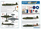 KSW132050 1:32 Kits-World Decals - RAF B-25 Mitchell General Stenciling