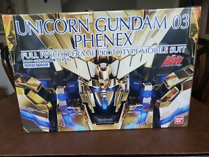 PG 1/60 Unicorn Gundam 03 Phenex Prototype Mobile Suit Bandai Model Kit NEW