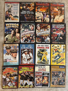 Classic Movies DVD lot Military, war, action