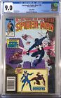 Spectacular Spider-Man #128 cgc 9.0 Newsstand Edition! White Pages.