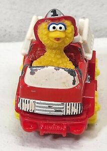 Sesame Street Workshop Big Bird Fire Truck  Jim Henson Matchbox Tyco Kids Toy