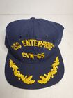 USS Enterprise CVN-65 Ships Baseball Cap Hat Navy Blue Made in USA NEW ERA