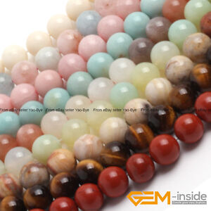 Wholesale Lot Natural Gemstone Round Spacer Loose Beads 15