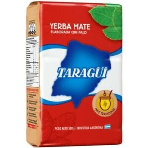 Taragui Yerba Mate Made with Stake/With Stems 1 kg- 2 lbs.