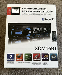 Car Dual AM/FM Digital Media Receiver With Bluetooth XDM16BT - Car Stereo