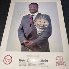 Joe Frazier Autographed Signed 8.5x11 Promotional Photograph Boxing Legend