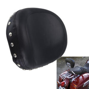 Studded Motorcycle Passenger Sissy Bar Backrest Cusion Pad For Harley Yamaha (For: Indian Scout Bobber)