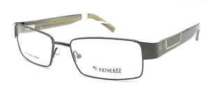 Fatheadz FH 00186 Amplitude XL Black Eyeglass Frame 58 18 150