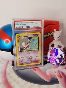 PSA 4 Pokemon 2001 Neo Discovery Unlimited #1 Espeon Holographic NO RESERVE