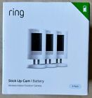 3 Pack Ring Stick Up Cam 3rd Gen Home Security Camera with Battery Wire Free