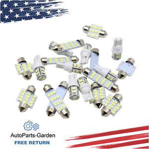 20x Combo LED Car Interior Inside Light Dome Map Door License Plate Lights White (For: More than one vehicle)