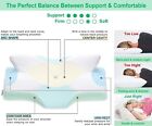 Elviros Cervical Memory Foam Pillow, Contour Pillows for Neck and Shoulder Pain,