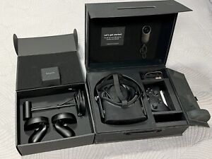 Meta Oculus Rift VR Virtual Reality Headset System - Black XBOX controllers