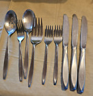 New ListingInternational INSICO Stainless NASSAU  SERVING PIECES: SPOONS, Meat FORK  PLUS