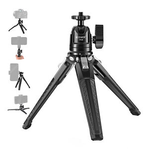 NEEWER Metal Tabletop Mini Tripod with 360° Ball Head, Support Vertical Shooting